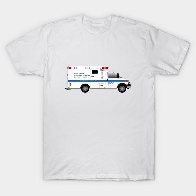 North Shore EMS T-Shirt by BassFishin